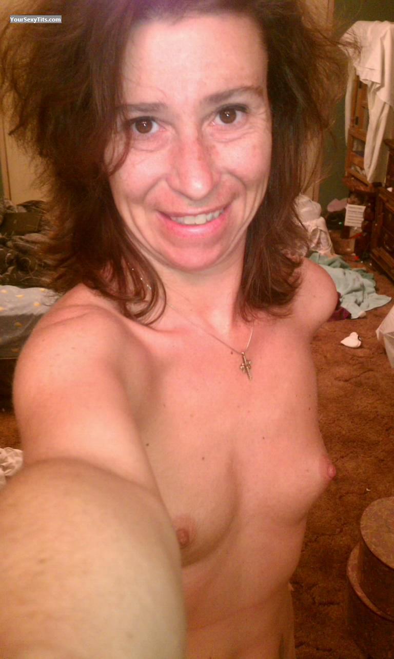 My Very small Tits Topless Selfie by Pa